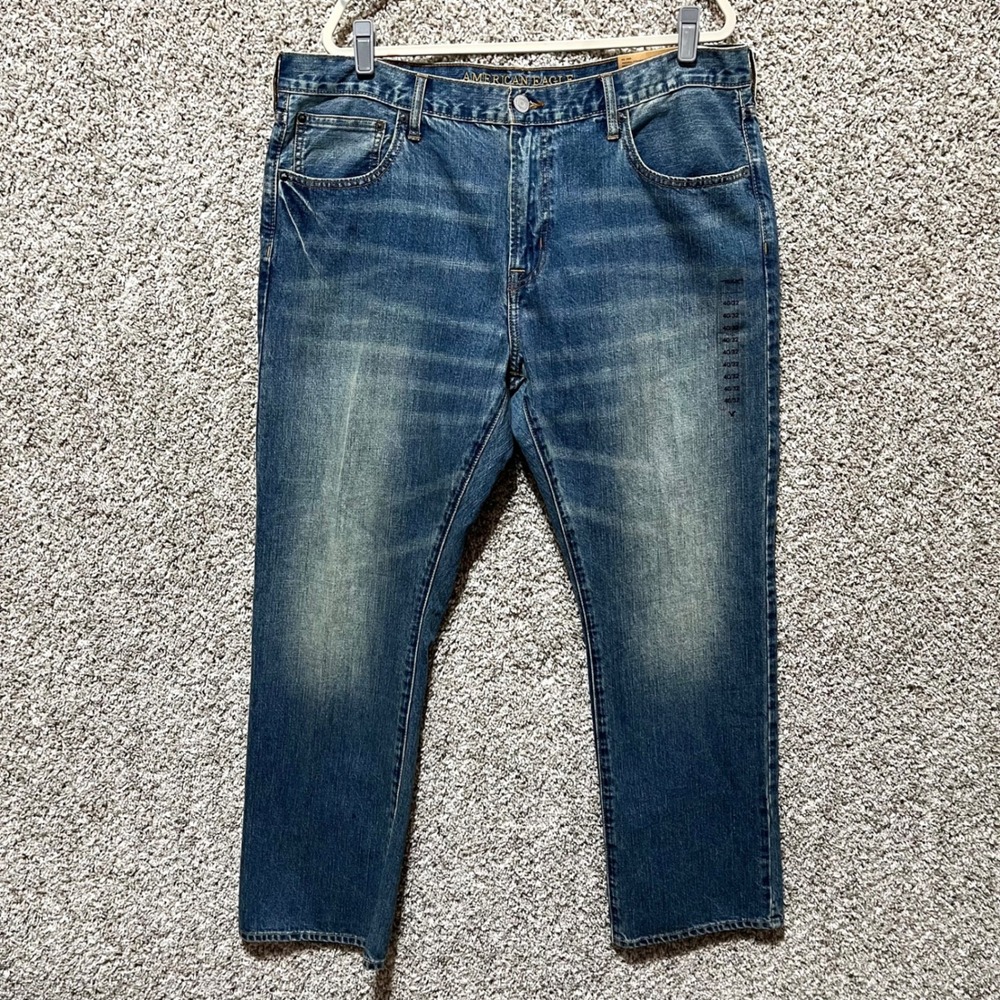American Eagle Jeans Men's 40x32 Original Straight Denim Blue NWT